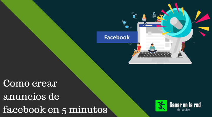 Crear anuncios de facebook en 5 minutos png