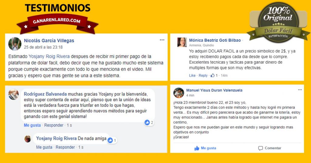 Testimonios Dólar Fácil