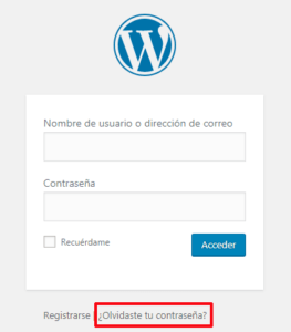 Acceder a wordpress wp-admin