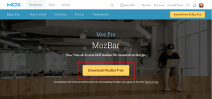 MozBar analizar competencia obtenida con Ubersuggest