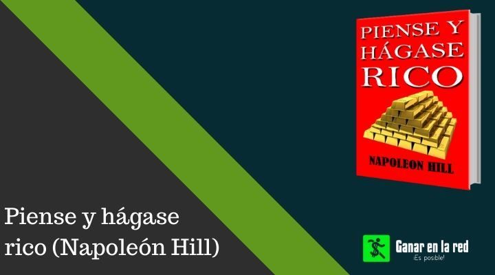 Libro Piense y Hágase Rico de Napoléon Hill en Amazon (audiolibro resumen)