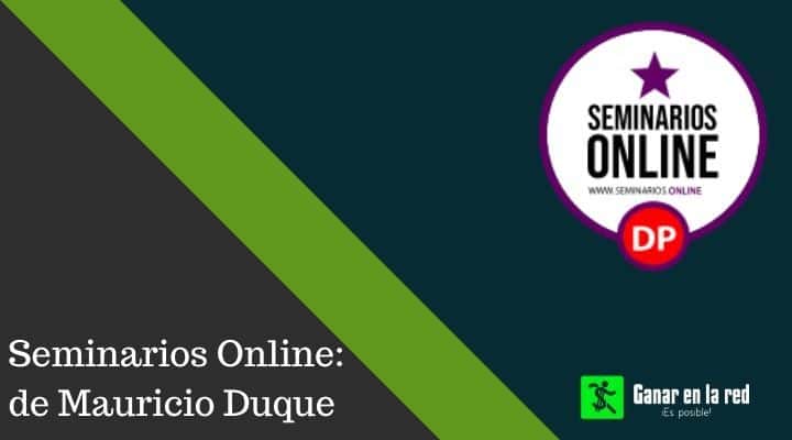 ¿Qué es Seminarios Online de Mauricio Duque Zuluaga en Hotmart? ¿Funciona o es estafa?