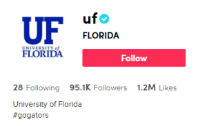 Universidad de la Florida (University of Florida) tiktokers