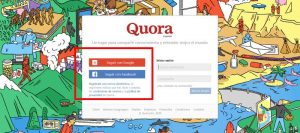 Darse de alta en Quora