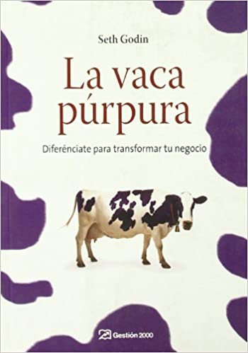 Libro La Vaca Púrpura de Seth Godin tapa blanda